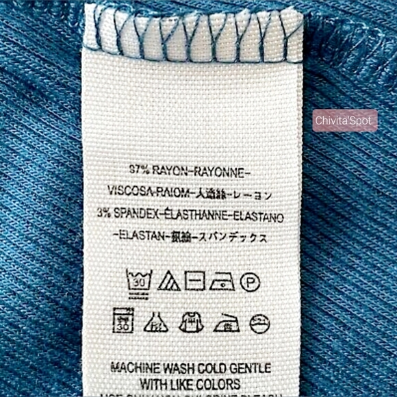 🆕️🏷 Free People We The Free Love Valley Tunic Top - Aquatic - XS - Picture 8 of 10